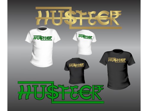 T-Shirt design for 'Hustler'