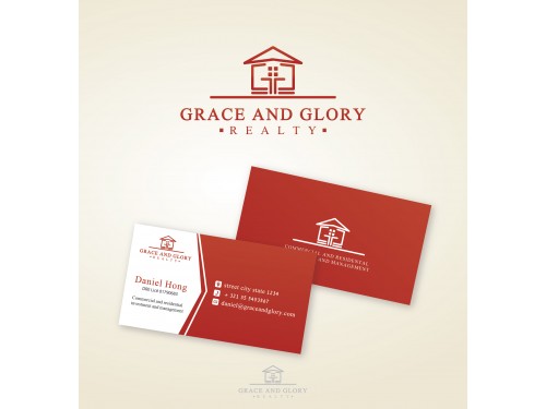 Real Estate Company Business Card and Logo