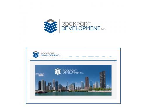 Real estate development company logo design