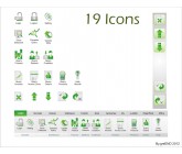 Design by greendart for Contest: 19 Icons for an Excel Add-in