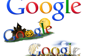 Google Halloween Logos for the Last Decade