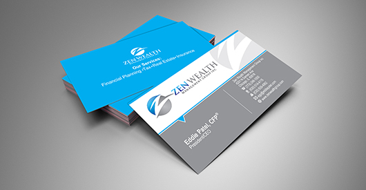 Wealth Management Firm Business Card Design