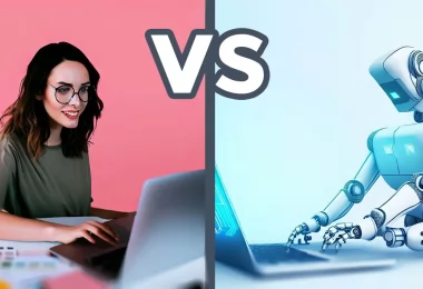 AI vs Human Graphic Designers