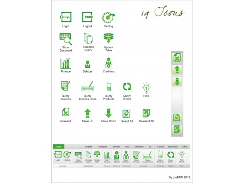 19 Icons for an Excel Add-in