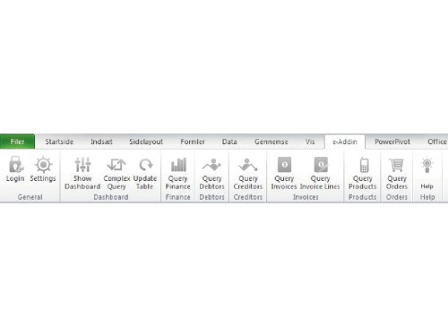 19 Icons for an Excel Add-in