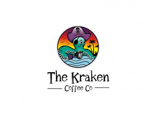 Looking for a Cartoonish Kraken Design for a coffee shop! 