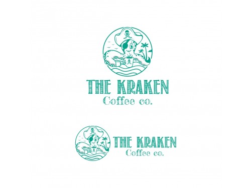 Looking for a Cartoonish Kraken Design for a coffee shop! 