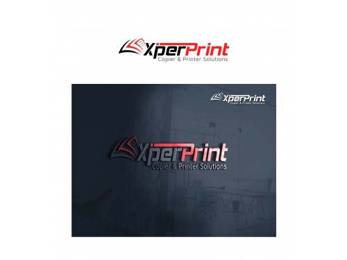  “XperPrint” Company Branding Logo