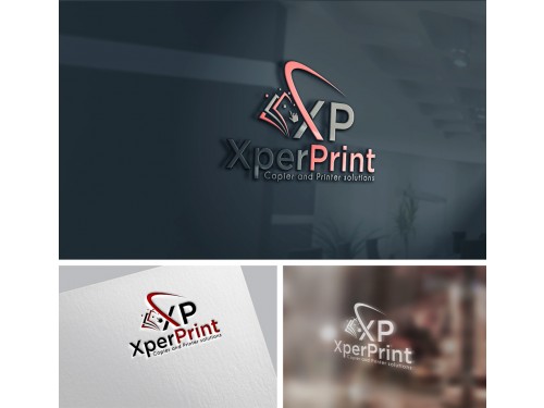  “XperPrint” Company Branding Logo