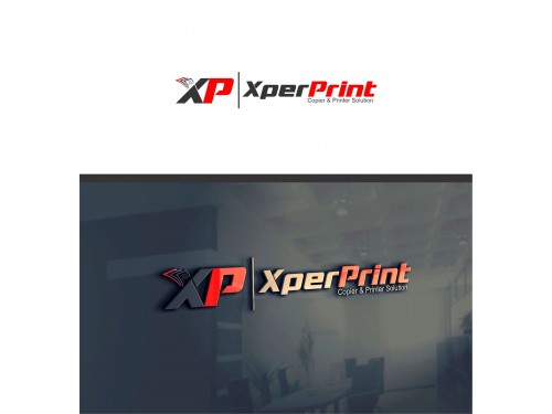  “XperPrint” Company Branding Logo