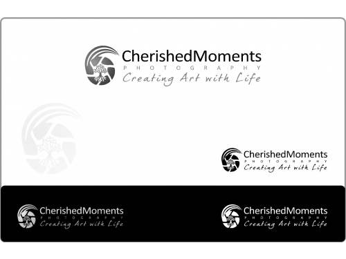 Design for Contest: Logo for Cherished Moments Photography\ Creating Art with Life 