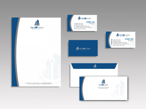 Real Estate Company Business Card & Stationery Design