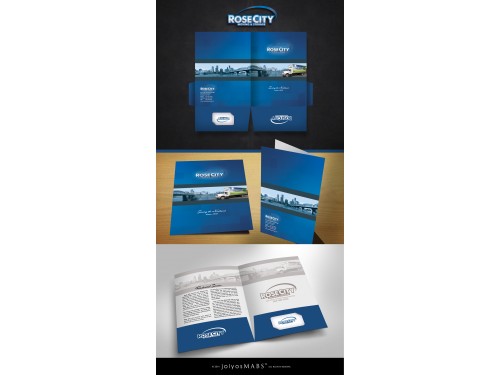 Presentation Folder Needs a New Look for Moving Company