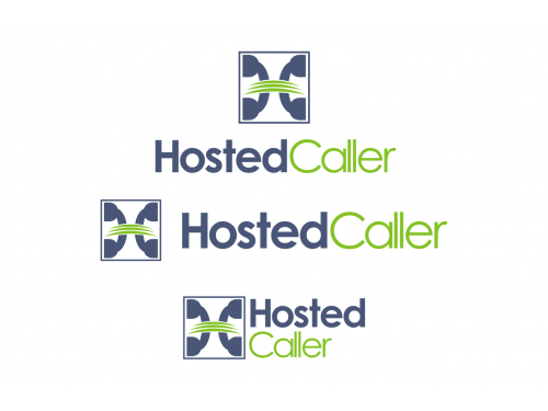 hostedcaller.com logo design