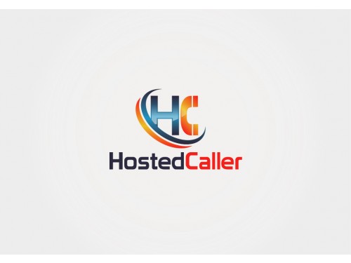 hostedcaller.com logo design