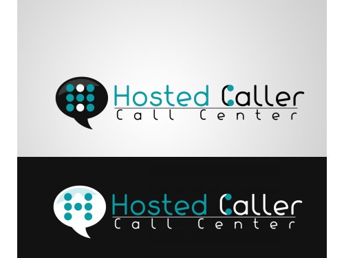 hostedcaller.com logo design