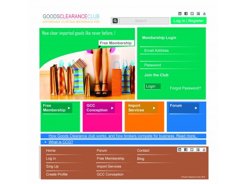 Clean Responsive website for GCC