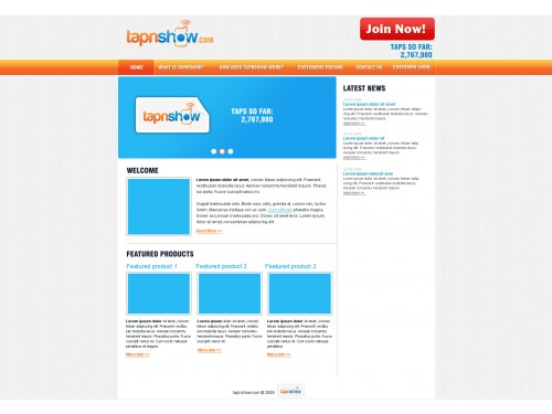 Website Design - tapnshow.com