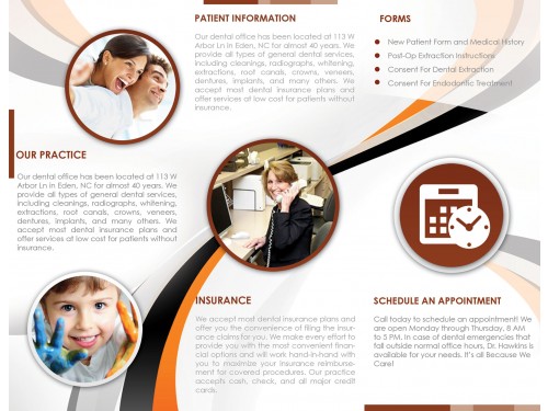 Design for Contest: Front & Back Pamphlet/Brochure