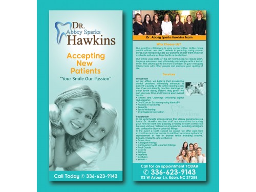 Design for Contest: Front & Back Pamphlet/Brochure