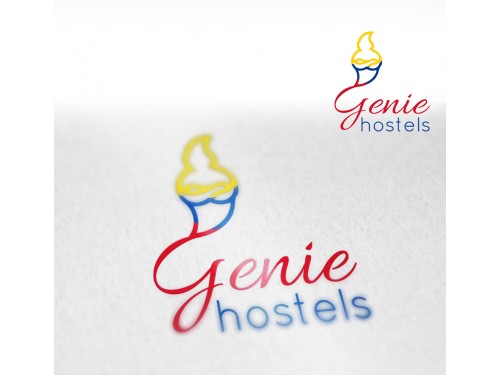 Design for Contest: Attractive vibrant hostel logo.