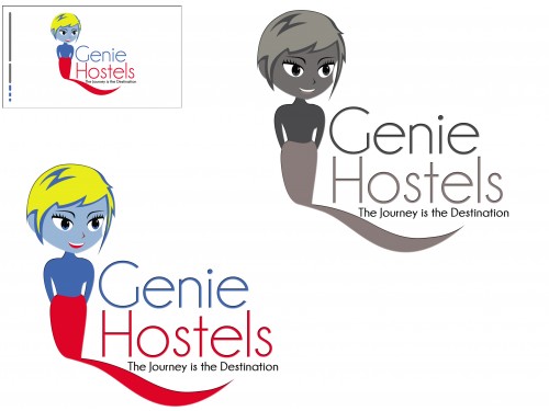 Design for Contest: Attractive vibrant hostel logo.