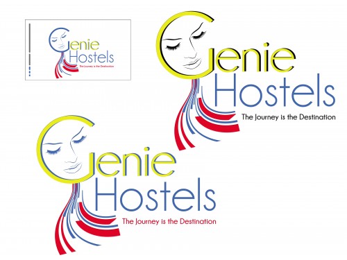 Design for Contest: Attractive vibrant hostel logo.