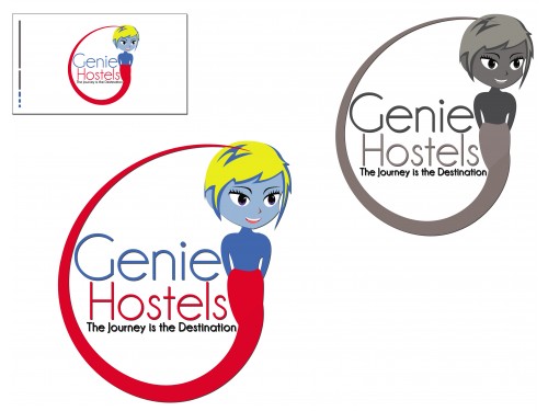 Design for Contest: Attractive vibrant hostel logo.