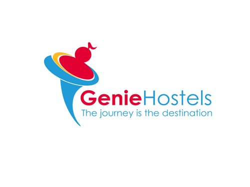 Design for Contest: Attractive vibrant hostel logo.