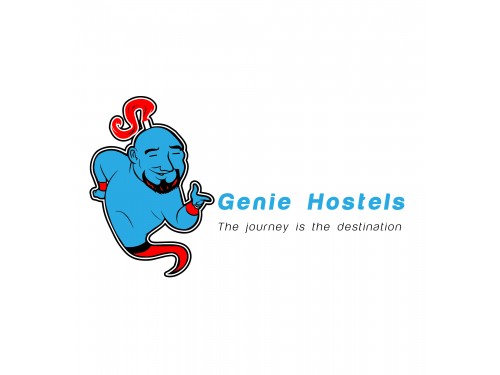 Design for Contest: Attractive vibrant hostel logo.