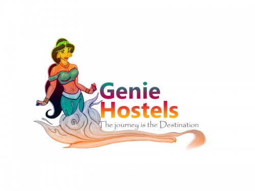 Design for Contest: Attractive vibrant hostel logo.
