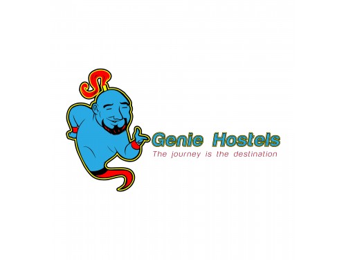 Design for Contest: Attractive vibrant hostel logo.
