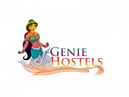 Design for Contest: Attractive vibrant hostel logo.