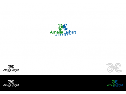 Amelia Earhart Airport - Logo design