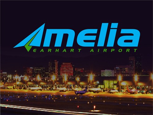 Amelia Earhart Airport - Logo design