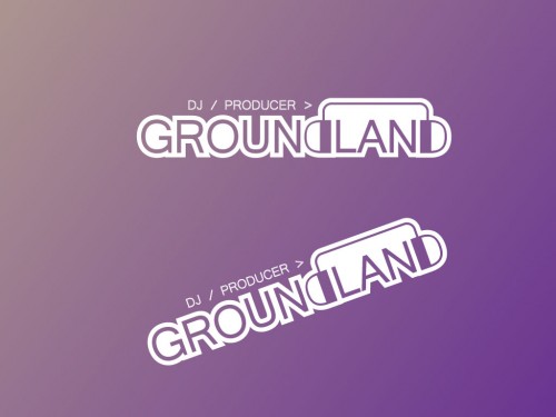 Logo for upcoming DJ / Producer / Videographer GROUNDLAND