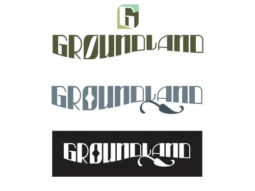 Logo for upcoming DJ / Producer / Videographer GROUNDLAND