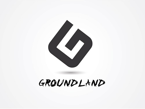 Logo for upcoming DJ / Producer / Videographer GROUNDLAND