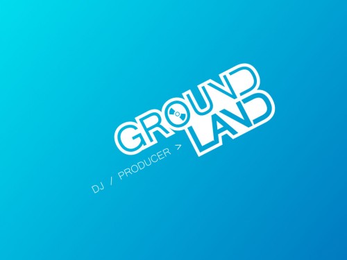 Logo for upcoming DJ / Producer / Videographer GROUNDLAND