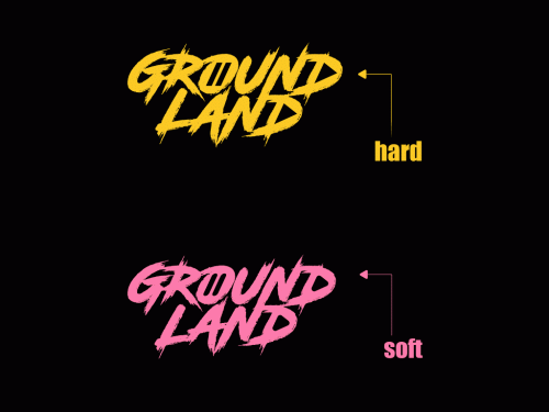 Logo for upcoming DJ / Producer / Videographer GROUNDLAND