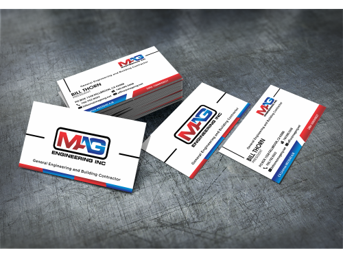 Design for Contest: Business cards for MAG Engineering Inc