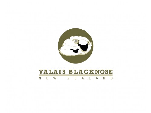 Logo/branding for super cute New Zealand Valais Blacknose Sheep & lambs - agricultural company