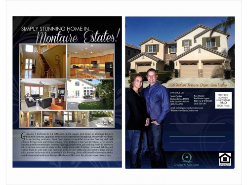 Listing flyer and brochure