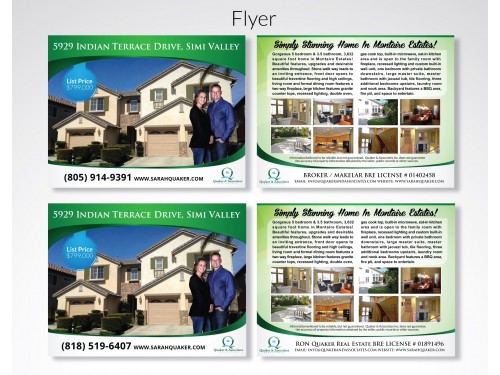 Listing flyer and brochure