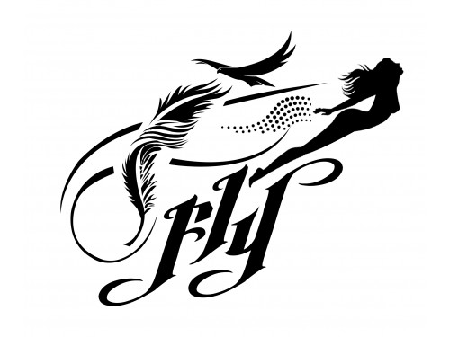 Design for Contest: Feather "fly" Tattoo