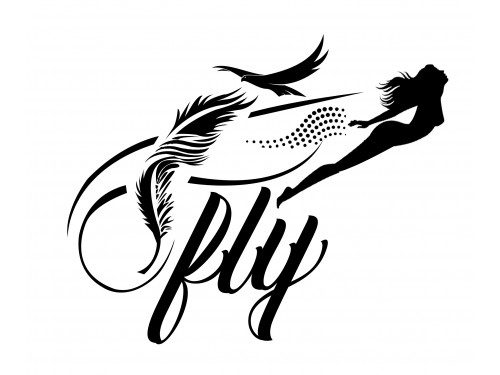 Design for Contest: Feather "fly" Tattoo