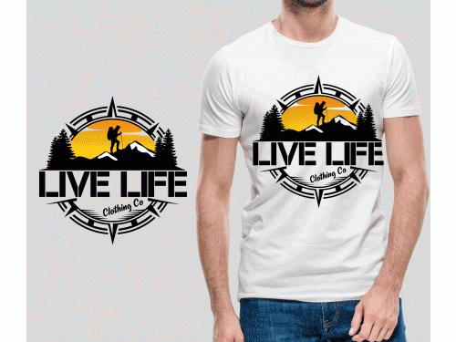 Winning design by GraphikMIRACLE for Contest: Mens Outdoor Graphic T-Shirt  