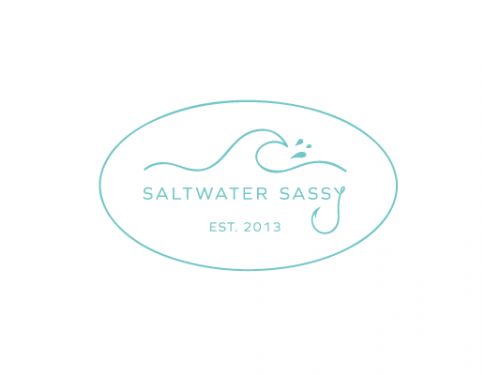 Design for Contest: SASSY BEACH WAVE & FISHING HOOK & TEE