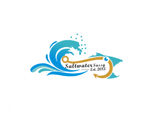 Design for Contest: SASSY BEACH WAVE & FISHING HOOK & TEE