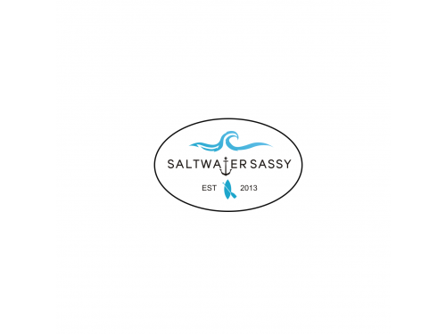 Design for Contest: SASSY BEACH WAVE & FISHING HOOK & TEE